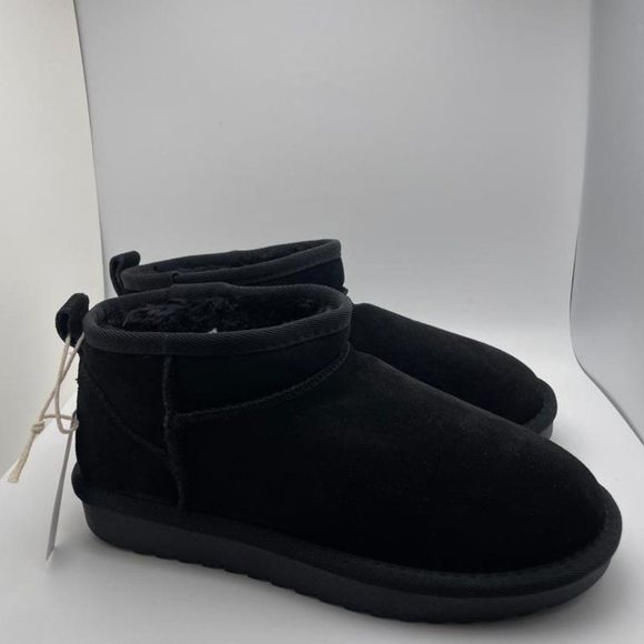 CUSHIONAIRE Women's Cozy pull on boot 6.5 W Black - Picture 2 of 6